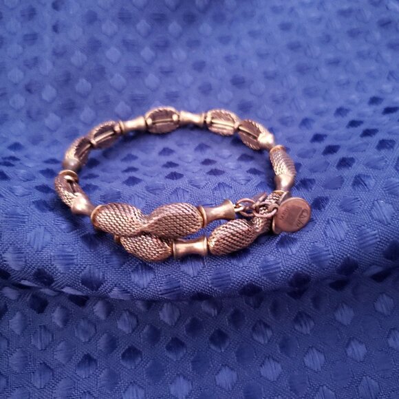 Alex & Ani Beaded Gold Wrap Flexible Vintage Sixty Six ☮️💟☮️💟☮️ A-309 - Picture 2 of 5